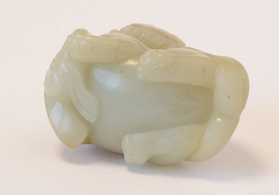 Lot 473 - Chinese carved Jade Buddhist lion