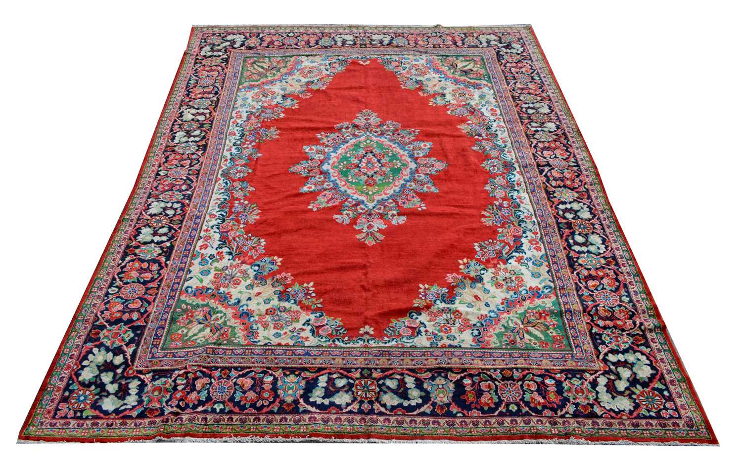 Lot 647 - Persian Sarough Mahal carpet
