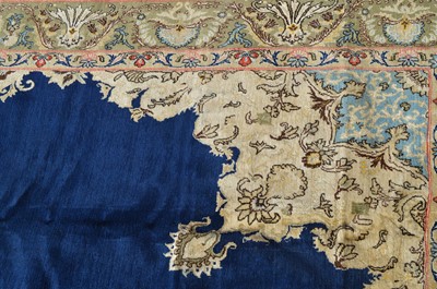 Lot 673 - A part silk Qum carpet