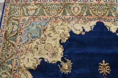 Lot 673 - A part silk Qum carpet