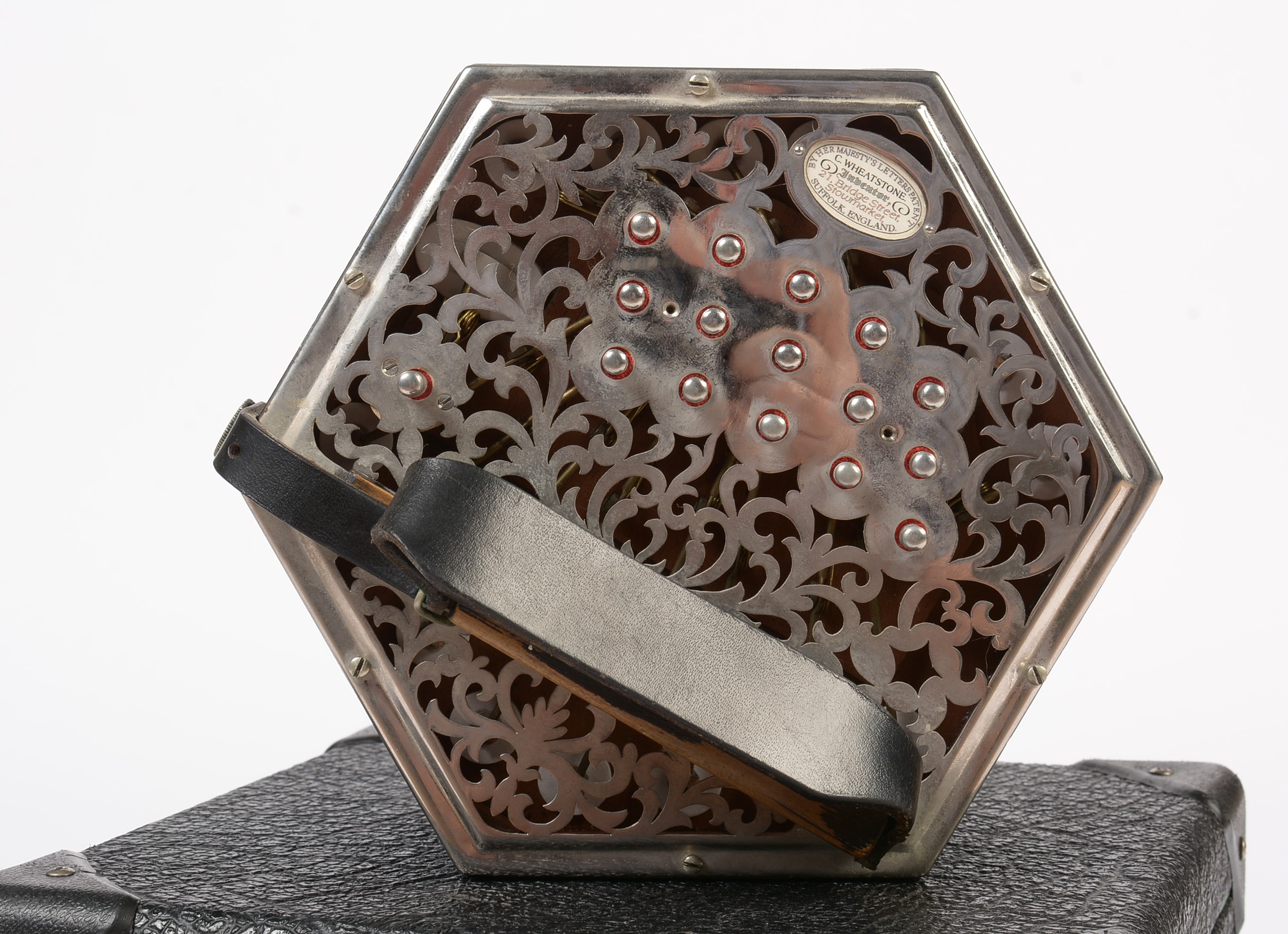 Lot 13 - Wheatstone 30 key Anglo Concertina
