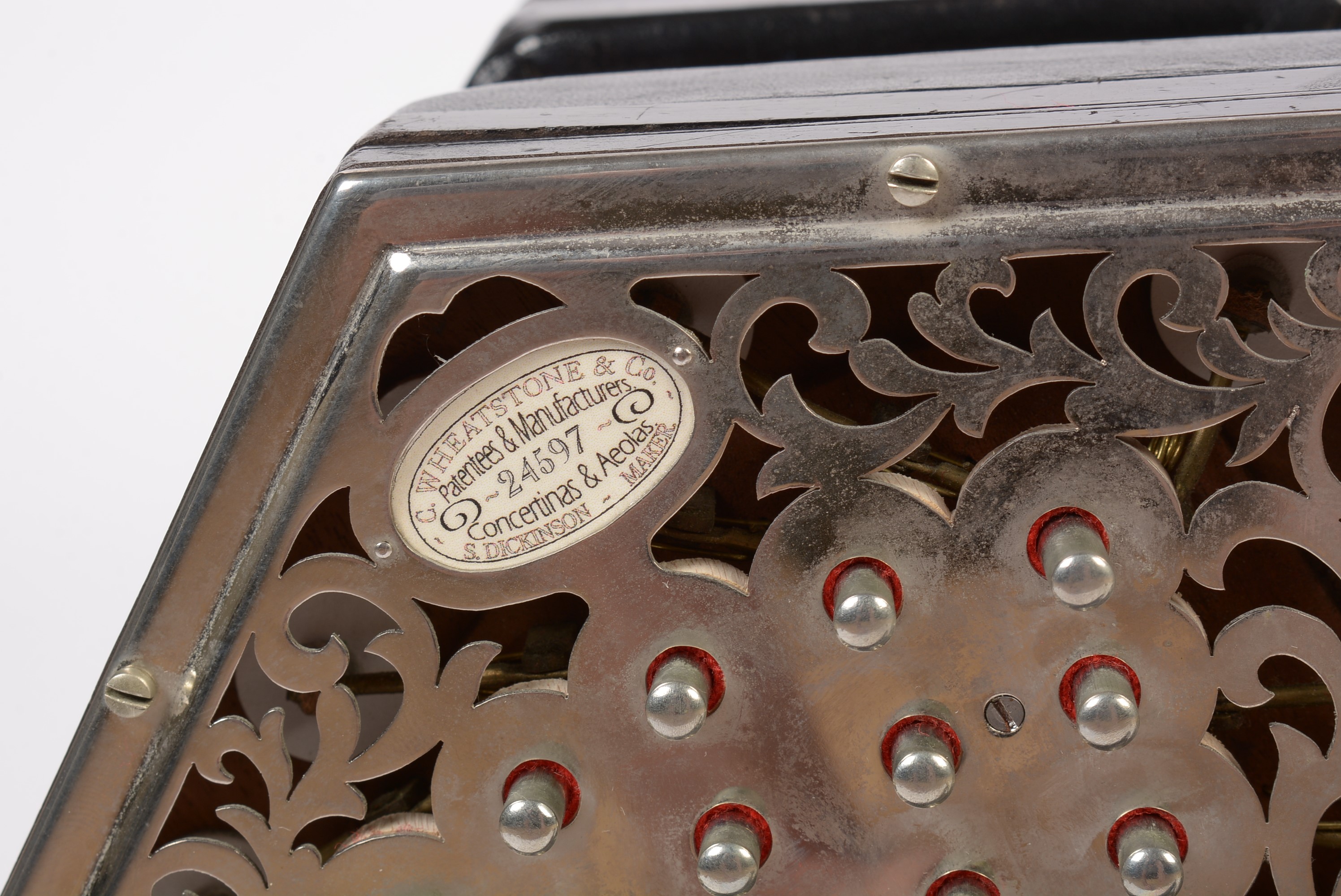 Lot 13 - Wheatstone 30 key Anglo Concertina
