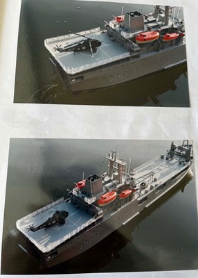 Lot 1139 - A scratch-built scale ship's model.