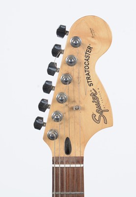 Lot 62 - Fender Squier Tom Delonge Stratocaster.