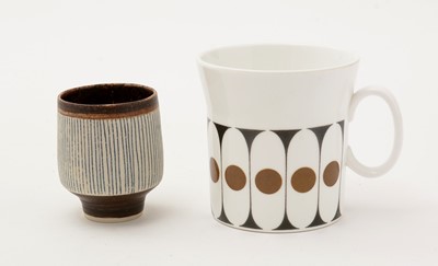 Lot 420 - Lucie Rie small porcelain cup