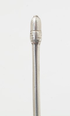 Lot 28 - A rare medieval silver acorn knop spoon.