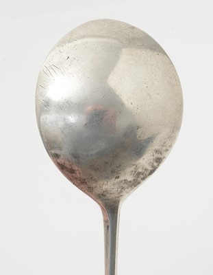 Lot 28 - A rare medieval silver acorn knop spoon.