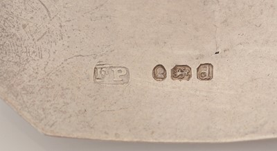 Lot 269 - Three silver wine labels, various styles and makers.