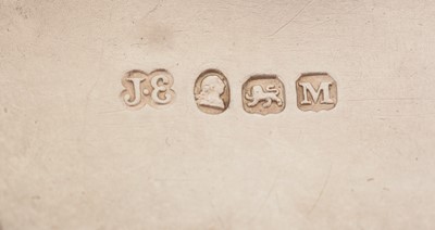 Lot 269 - Three silver wine labels, various styles and makers.