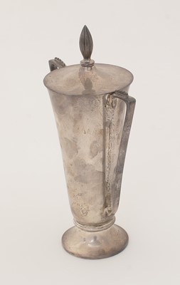 Lot 223 - An Elizabeth II silver Art Deco revival cup and cover.