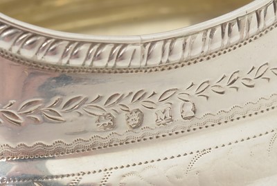 Lot 26 - A George III silver four-piece tea service.