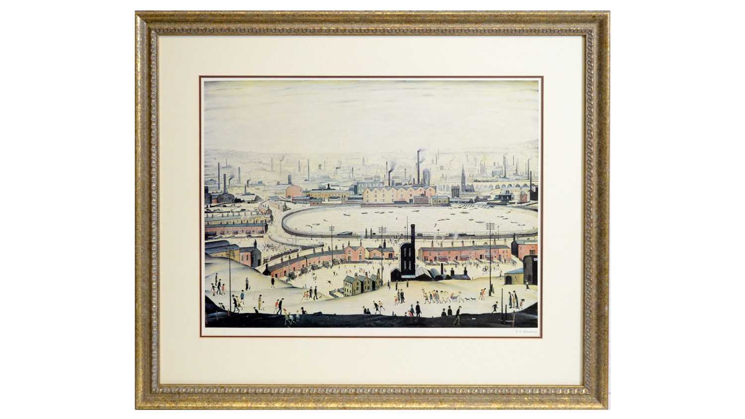 546 - After L. S. Lowry RBA RA - The Pond | signed limited edition