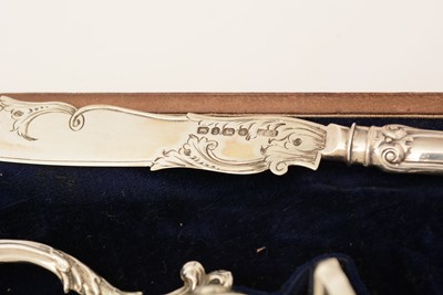 Lot 47 - A Victorian silver christening set