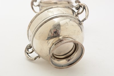 Lot 70 - A matched pair of Edwardian George V silver two handled cups