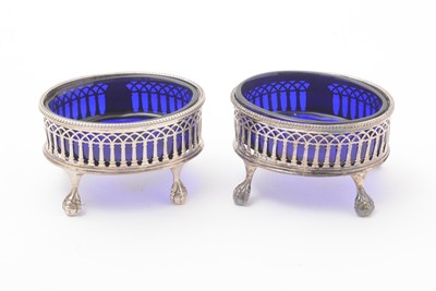 Lot 35 - An assembled silver condiment set