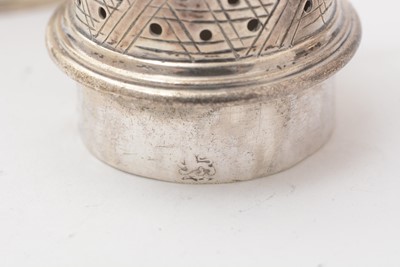 Lot 35 - An assembled silver condiment set