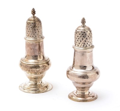 Lot 35 - An assembled silver condiment set