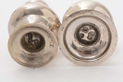 Lot 35 - An assembled silver condiment set