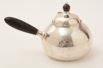 Lot 105 - A mid-20th Century Danish silver teapot