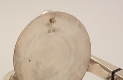 Lot 25 - An Elizabeth II silver handmade teapot