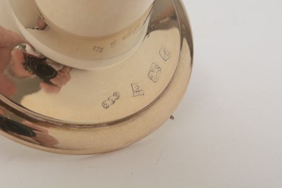Lot 15 - A pair of Elizabeth II dwarf candlesticks