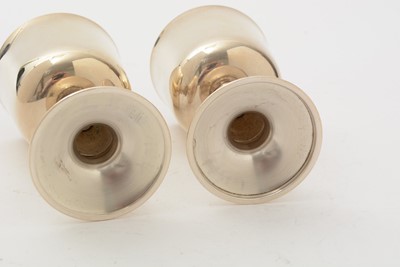 Lot 16 - A pair of Elizabeth II silver wire goblets