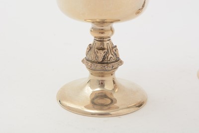 Lot 16 - A pair of Elizabeth II silver wire goblets