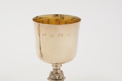 Lot 16 - A pair of Elizabeth II silver wire goblets