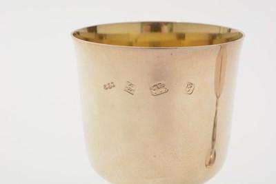 Lot 16 - A pair of Elizabeth II silver wire goblets