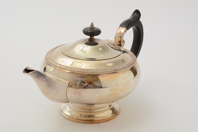 Lot 17 - An Elizabeth II silver four-piece tea and coffee service