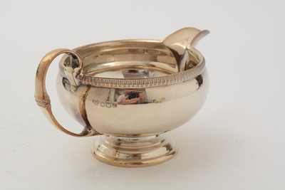 Lot 17 - An Elizabeth II silver four-piece tea and coffee service