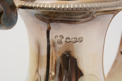 Lot 17 - An Elizabeth II silver four-piece tea and coffee service