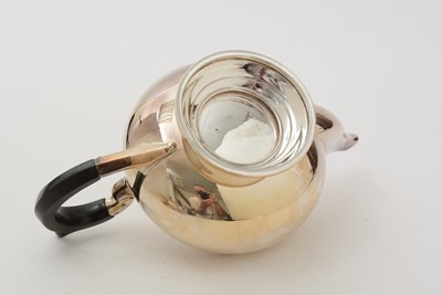 Lot 17 - An Elizabeth II silver four-piece tea and coffee service