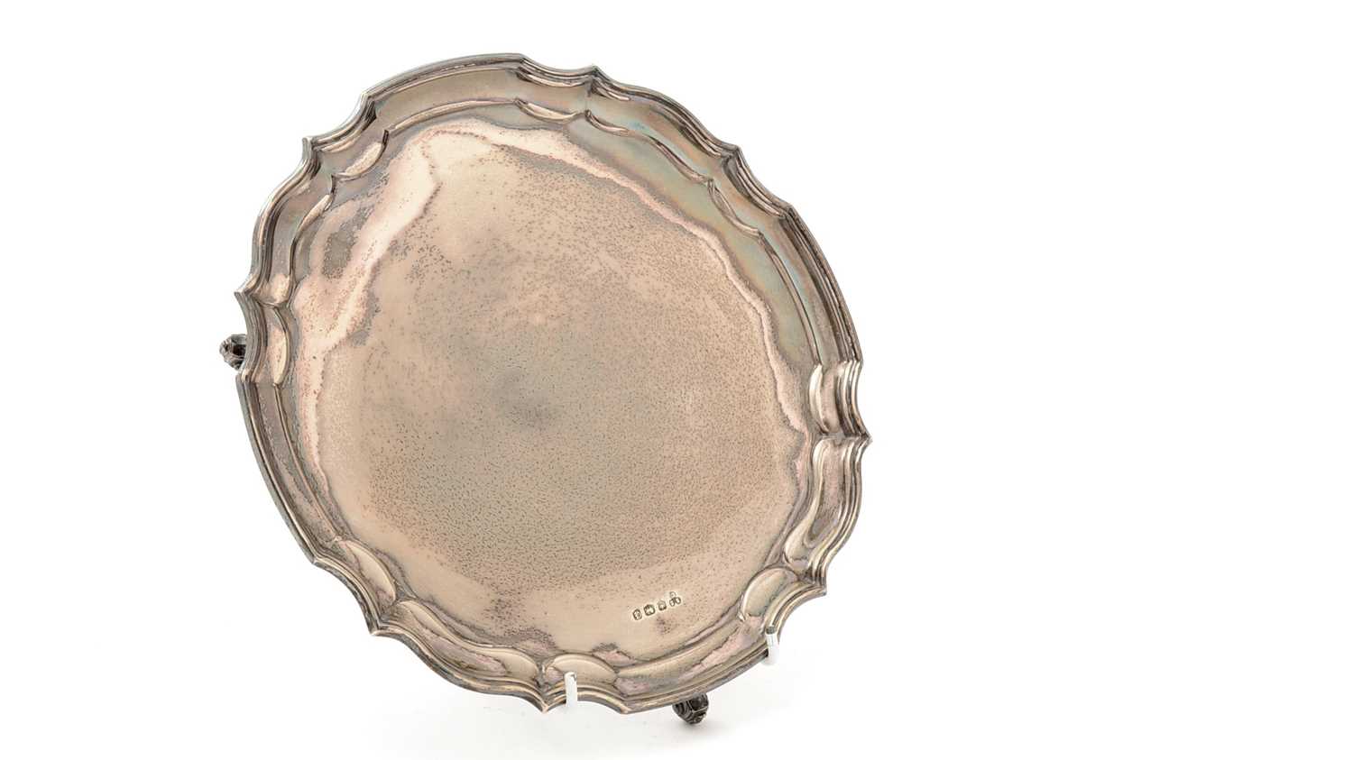 Lot 18 - An Elizabeth II silver salver