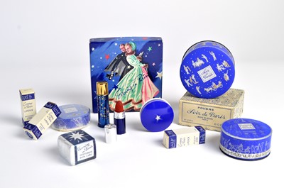 Lot 1105 - A collection of  "An Evening in Paris" by Bourjois makeup and perfume