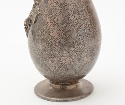 Lot 91 - A  late Victorian silver ewer