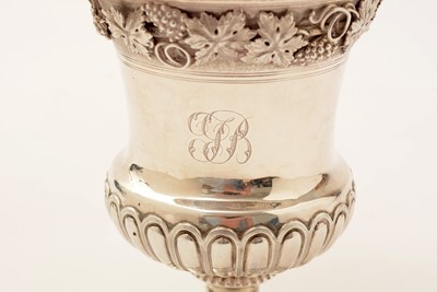 Lot 27 - A George III silver goblet