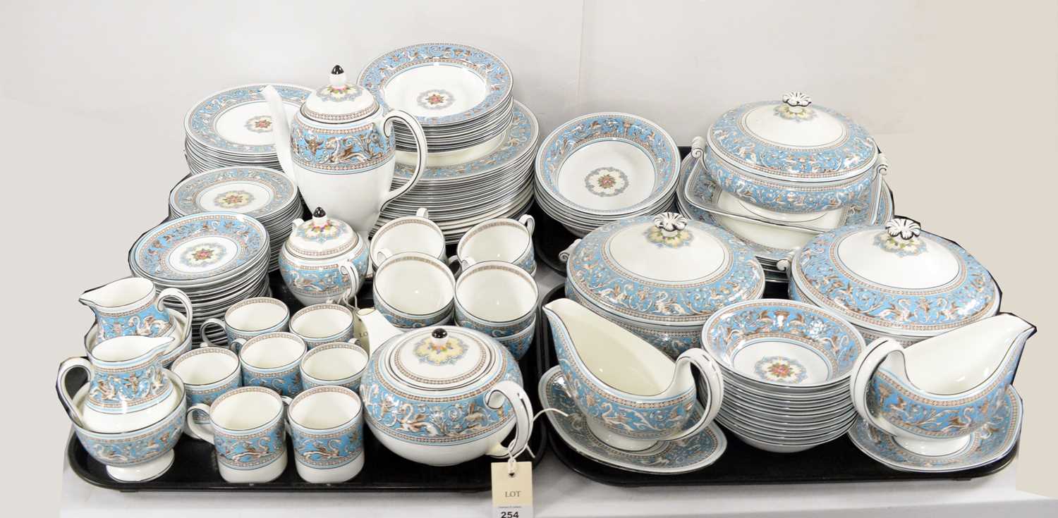 Lot 254 - A Wedgwood ‘Florentine’ pattern tea, coffee and dinner service