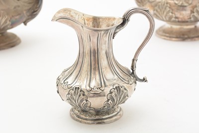 Lot 94 - A Victorian silver four-piece tea and coffee service