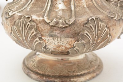 Lot 94 - A Victorian silver four-piece tea and coffee service