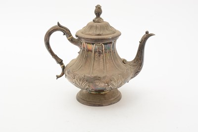 Lot 94 - A Victorian silver four-piece tea and coffee service