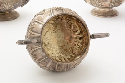 Lot 94 - A Victorian silver four-piece tea and coffee service