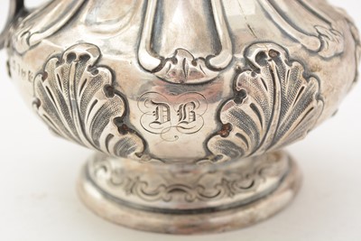 Lot 94 - A Victorian silver four-piece tea and coffee service