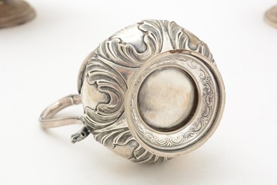 Lot 94 - A Victorian silver four-piece tea and coffee service