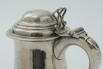 Lot 96 - A George II silver north country provincial tankard