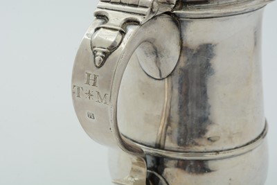 Lot 96 - A George II silver north country provincial tankard