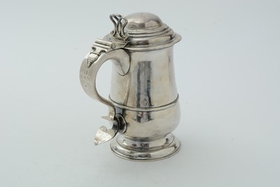 Lot 96 - A George II silver north country provincial tankard