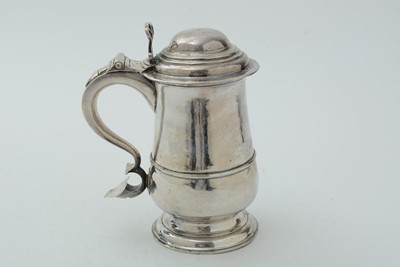 Lot 96 - A George II silver north country provincial tankard