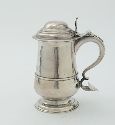 Lot 96 - A George II silver north country provincial tankard