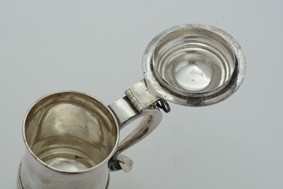 Lot 96 - A George II silver north country provincial tankard